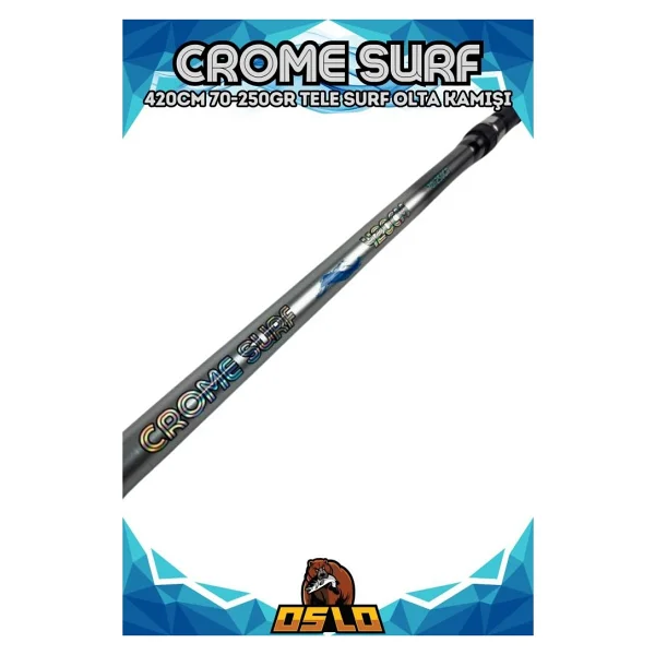 Oslo Crome 420Cm 70-250 Gr Tele Surf Olta Kamışı - Görsel 2