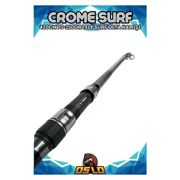 Oslo Crome 420Cm 70-250 Gr Tele Surf Olta Kamışı - Görsel 3