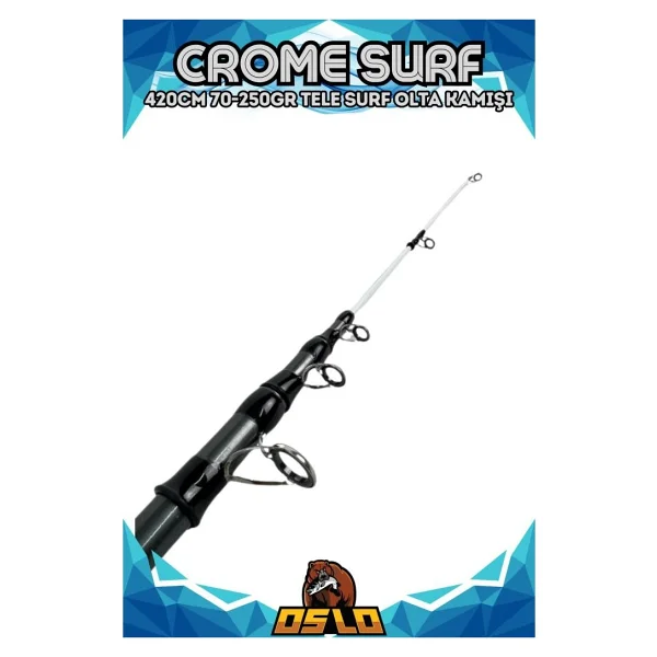 Oslo Crome 420Cm 70-250 Gr Tele Surf Olta Kamışı - Görsel 4