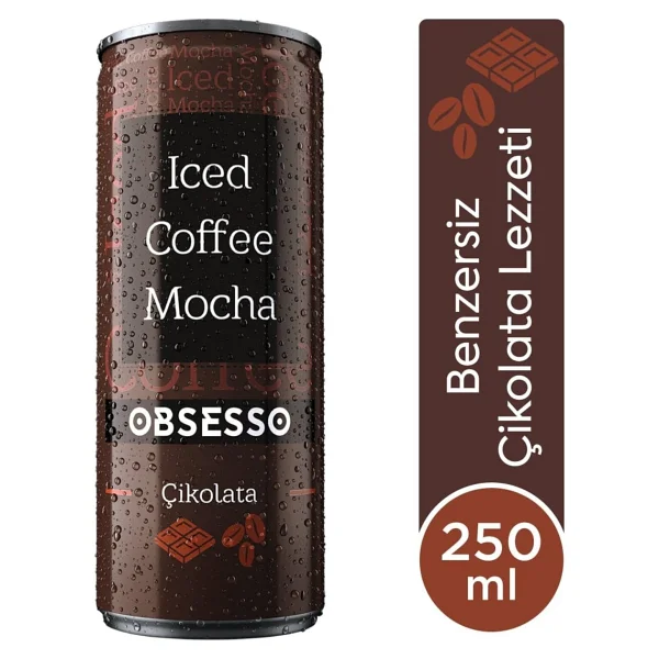 Obsesso Çikolata Soğuk Kahve 250 Ml X 12 Adet - 1 Paket - Ice Coffee - Görsel 2