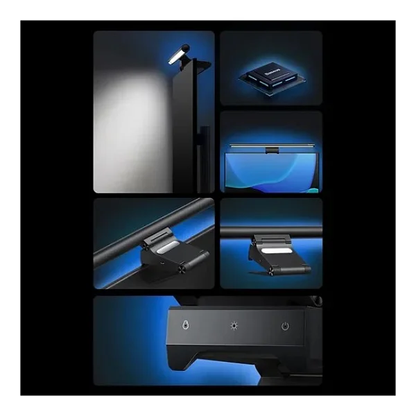 Ivoomi I-Wok2 Series USB Asimetrik Çalışma Masası Göz Koruma LED Lamba Ve Monitör Aydınlatma - Görsel 2