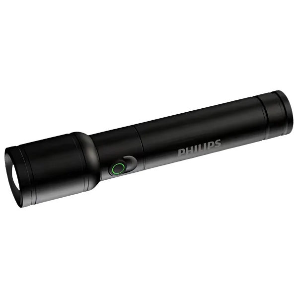 Philips Sfl2124 Teleskopik Zoom, 250 Lümen Max Işık Gücü, Sos Modu Ve Metal Gövdeli Şarj Edilebilir Uzun Menzilli 5w LED El Feneri - Siyah - Görsel 9