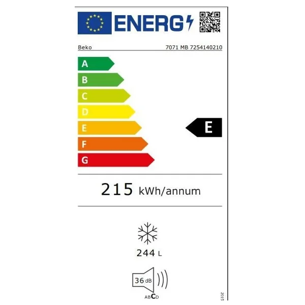 Beko 7052 NFB 5 Çekmeceli Dikey No Frost Derin Dondurucu - Görsel 7