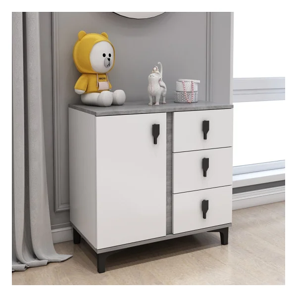 Patiko Rose Bebek Odası Takımı Berlin - Gri - Görsel 2