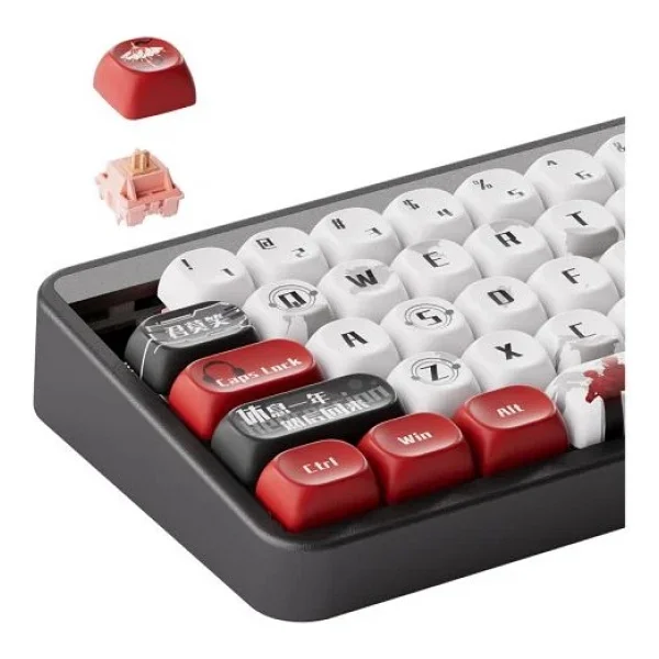 Akko Jın01 The King's Avatar – Ye Xiu RGB %65 Tkl Rosewood Switch Kablolu/Kablosuz Mekanik Oyuncu Klavyesi - Görsel 4