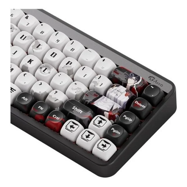 Akko Jın01 The King's Avatar – Ye Xiu RGB %65 Tkl Rosewood Switch Kablolu/Kablosuz Mekanik Oyuncu Klavyesi - Görsel 5