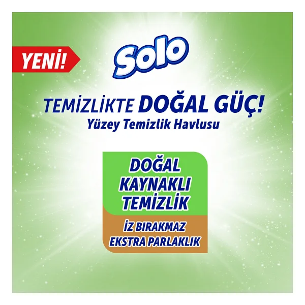 Solo Beyaz Sabun Ferahlığı Yüzey Temizlik Havlusu 100 Yaprak 6'lı - Görsel 5