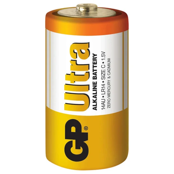 Gp Lr14 Ultra Alkalin 2'li C Orta Pil - Görsel 2