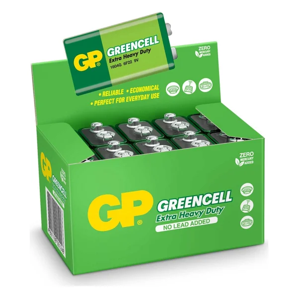 Gp Greencell 1604g 10'lu Çinko 9v Pil - Görsel 4