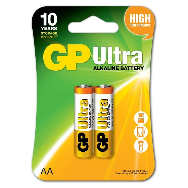 Gp 15au Lr6 Ultra Alkalin 2'li Aa Kalem Pil - Görsel 5