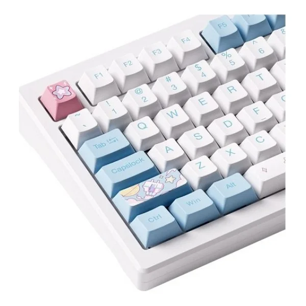 Akko Mod007 He PC Stellar Journey RGB Tkl Cream Yellow Magnetic Switch Kablolu Mekanik Oyuncu Klavyesi - Görsel 3