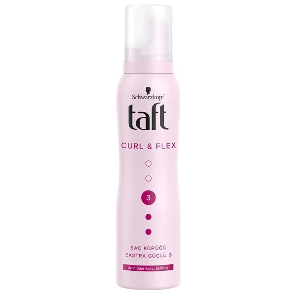 Taft Curl & Flex No:3 150 Ml Saç Köpüğü - Görsel 3
