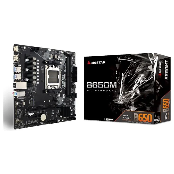 Biostar B650MT AMD AM5 DDR5 Micro ATX Anakart - Görsel 5