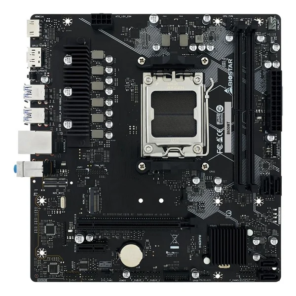 Biostar B650MT AMD AM5 DDR5 Micro ATX Anakart - Görsel 2