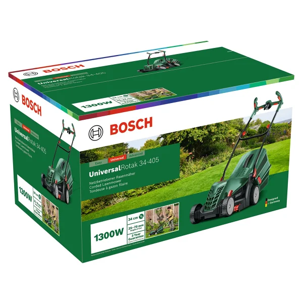 Bosch Universalrotak 34-405 1300 W Elektrikli Çim Biçme Makinesi - Görsel 2