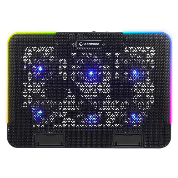 Rampage Sixpower R9 RGB 6 Fanlı Laptop Soğutucu - Görsel 6