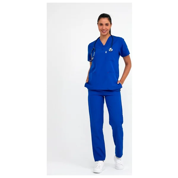 Tbuniform Sax Likralı Üniforma - Saks Mavi - XL - Görsel 6