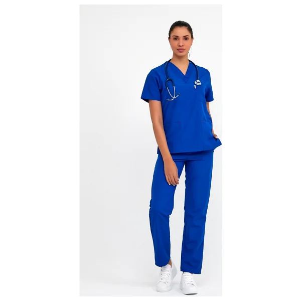 Tbuniform Sax Likralı Üniforma - Saks Mavi - XL - Görsel 2