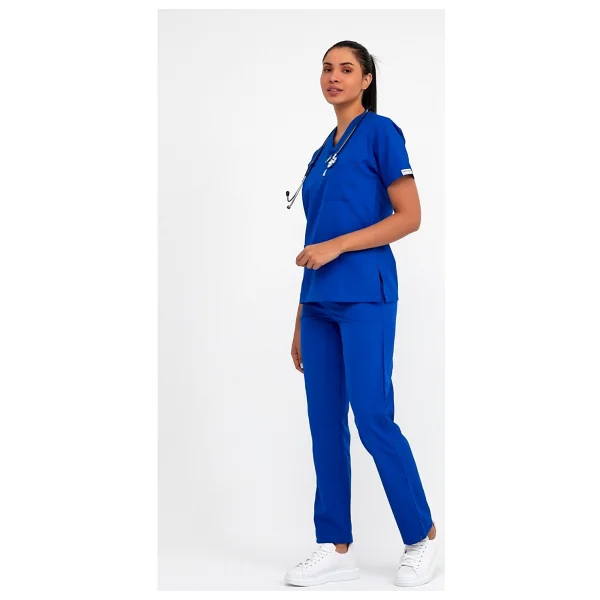 Tbuniform Sax Likralı Üniforma - Saks Mavi - 2xl - Görsel 3
