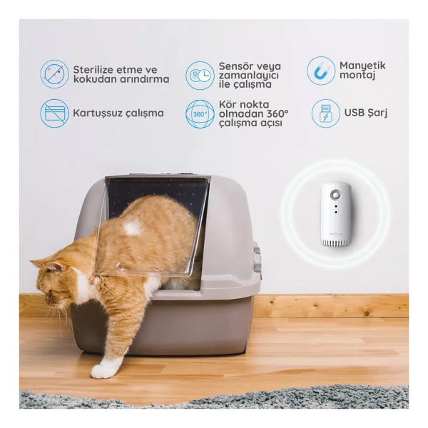 Bilicra Aura Kedi Köpek Koku Giderici - Görsel 3