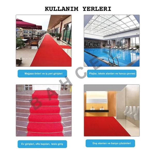 Mr Milrey Kıvırcık Plastik Paspas - Kalınlık 14 Mm / Islak & Kaydırmaz Iç Ve Dış Zeminler - Gri - 100 X 50 Cm - Görsel 5