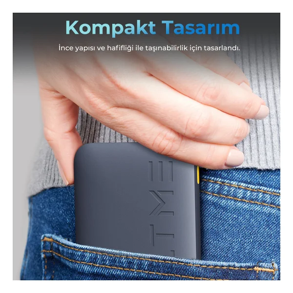 Voltme Hypercore Kompakt 10000 mAh Hızlı Şarj Powerbank - Görsel 3