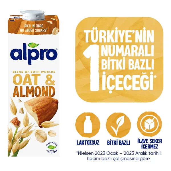 Alpro Yulaf Sütü 1 Lt - Görsel 6