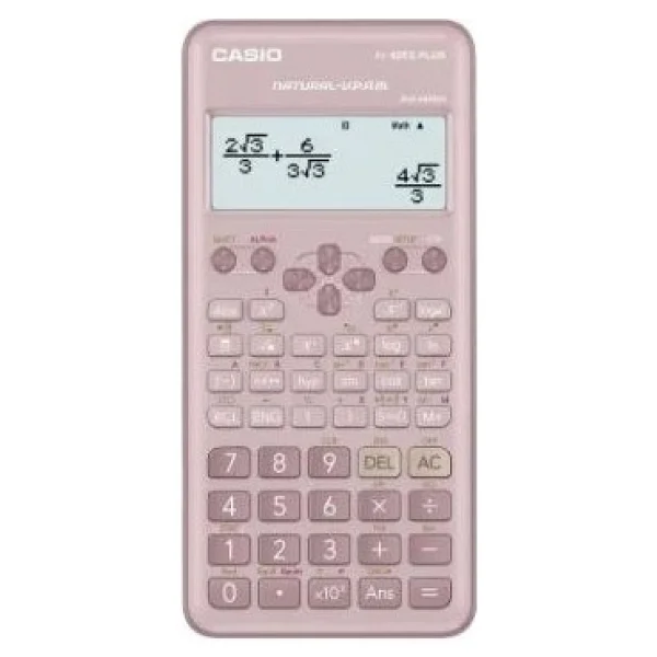 Casio Fx-82es Plus 2. Versiyon Pembe 252 Fonksiyonlu Bilimsel Hesap Makinesi - Görsel 3