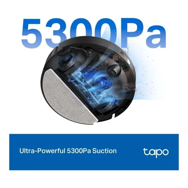 Tp-Link Tapo Rv30 Max Plus Çöp İstasyonlu Robot Süpürge - Görsel 4
