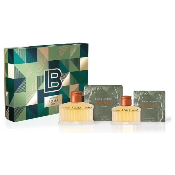 Laura Biagiotti Laura Lbf11a425 Biagiotti Roma Uomo Edt 125 Ml Erkek Set Parfüm - Görsel 2