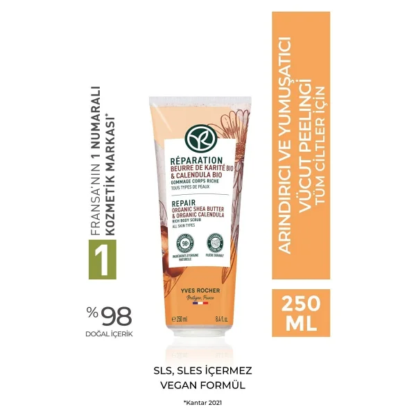 Yves Rocher Vücut Peelingi - Arındırıcı ve Yumuşatıcı / Reparation - Görsel 5