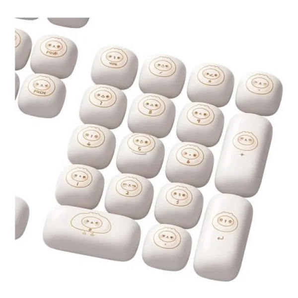 AKKO Steamed Buns PBT 138 Adet Keycap Set - Görsel 5