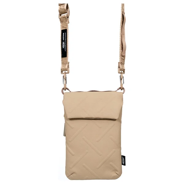 Skinarma Sling Pouch Juno Cross-Hatch Desenli Naylon Scout Boyun Askı Kayışlı Çapraz Vücut Çantası - Turuncu - Görsel 4