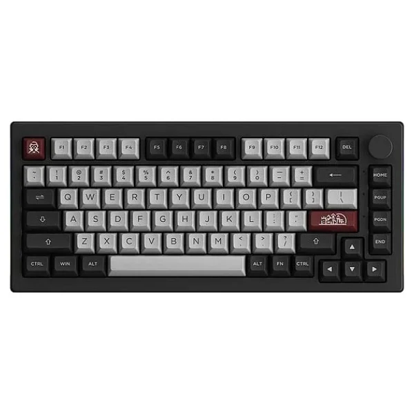 Akko 5075b Plus Dracula Castle RGB %75 Tkl V3 Cream Yellow Pro Switch Kablolu/Kablosuz Mekanik Oyuncu Klavyesi - Görsel 2
