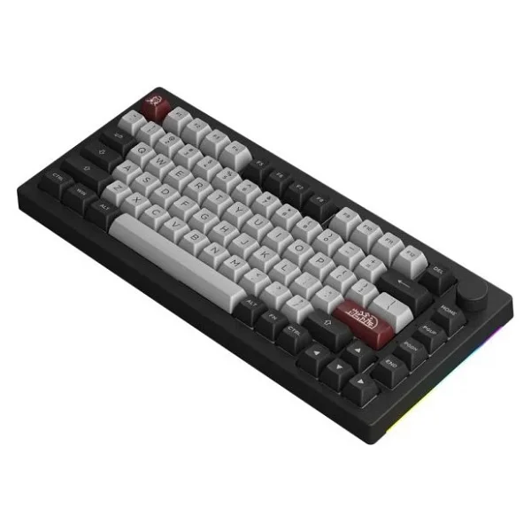 Akko 5075b Plus Dracula Castle RGB %75 Tkl V3 Cream Yellow Pro Switch Kablolu/Kablosuz Mekanik Oyuncu Klavyesi - Görsel 4