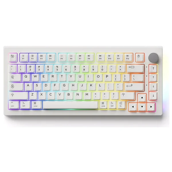 Akko 5075b Plus Dracula Castle RGB %75 Tkl V3 Cream Yellow Pro Switch Kablolu/Kablosuz Mekanik Oyuncu Klavyesi - Görsel 6