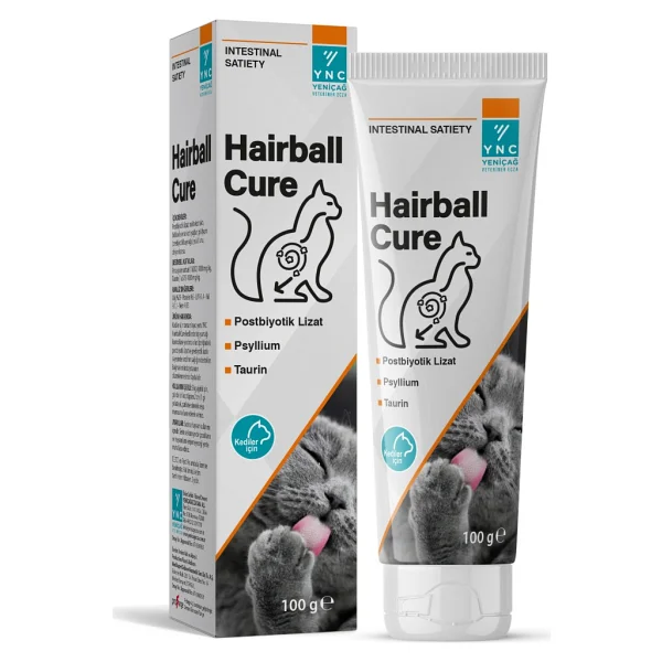 Ync Hairball Cure Kedi Malt Paste 100 Gr Kediler İçin Postbiyotik Etkili Lezzetli Malt - Görsel 9