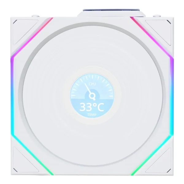 Lian Li Unı Fan Tl Wireless Lcd 120 G99.12tllcd1w1w.00 Beyaz 12 Cm Kasa Fanı - Görsel 2