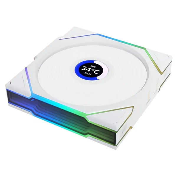 Lian Li Unı Fan Tl Wireless Lcd 120 G99.12tllcd1w1w.00 Beyaz 12 Cm Kasa Fanı - Görsel 4