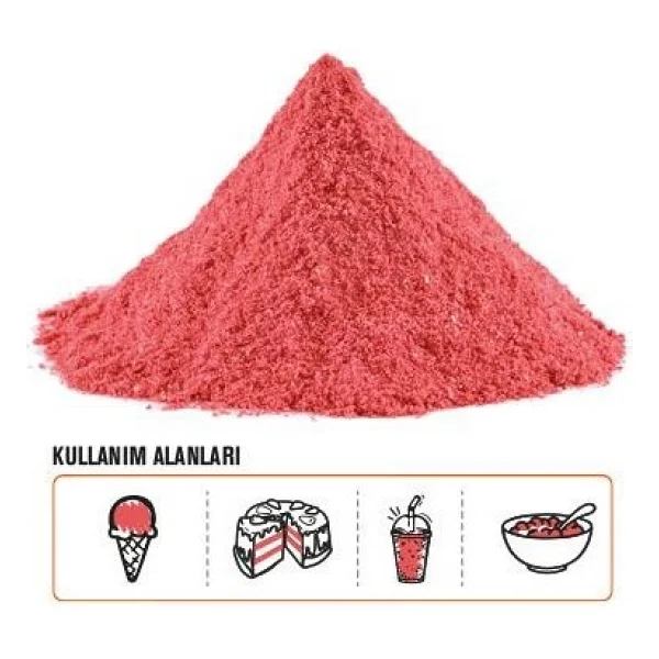 Pol's Freeze Fresh Çilek Tozu 200 Gr - Görsel 3