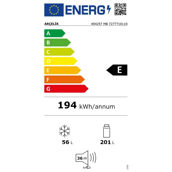 Arçelik 454257 MB Çift Kapılı Buzdolabı - Görsel 5