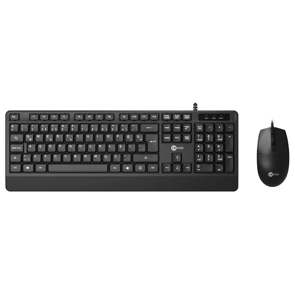Lenovo Lecoo Cm106 Siyah Kablolu Klavye Mouse Seti - Görsel 8