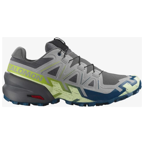 Salomon Speedcross 6 L47810900 Gri-Sarı Erkek Koşu Ayakkabısı - Görsel 6