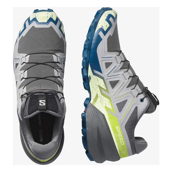 Salomon Speedcross 6 L47810900 Gri-Sarı Erkek Koşu Ayakkabısı - Görsel 2