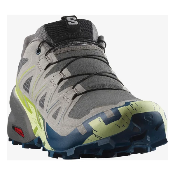 Salomon Speedcross 6 L47810900 Gri-Sarı Erkek Koşu Ayakkabısı - Görsel 4