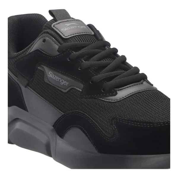 Slazenger Option Siyah Erkek Sneaker - Görsel 4