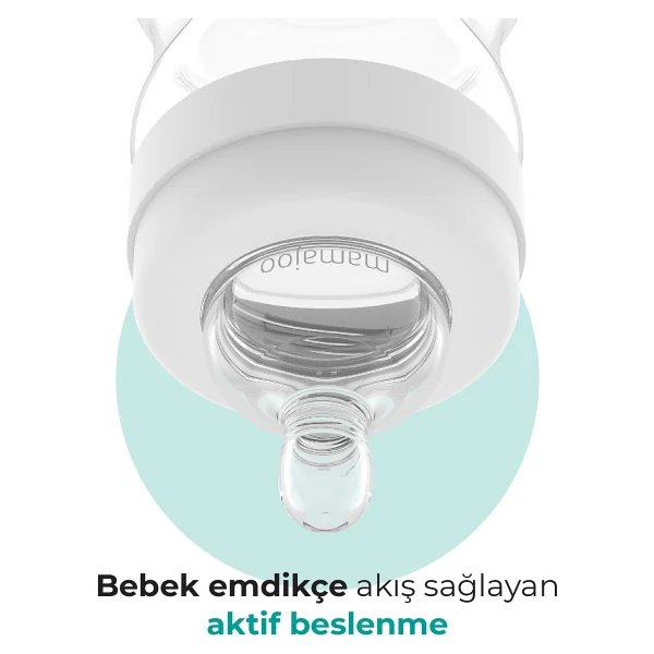Mamajoo Antikolik Biberon Emziği Seti 6 Ay+ Orta Akışlı, İkili - Saklama Kabı Hediyeli - 6+ Ay - Görsel 5