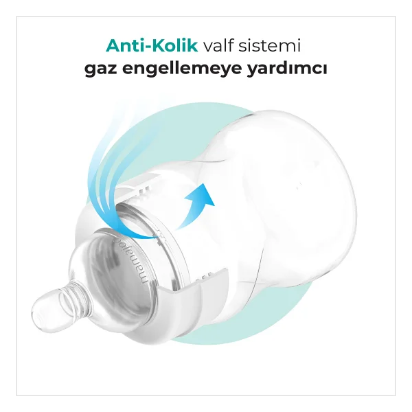 Mamajoo Antikolik Biberon 150 ml 0 Ay+ Yavaş Akışlı - Görsel 3