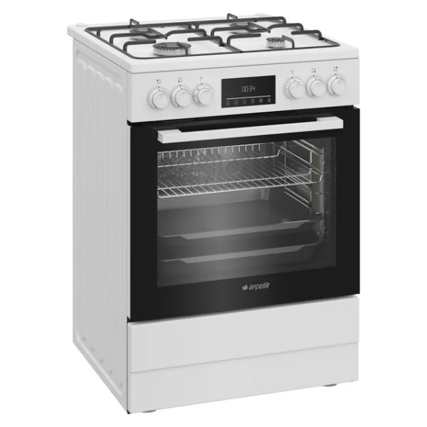 Arçelik F 8440-1 Eb Beyaz Ocaklı Fırın - Görsel 4