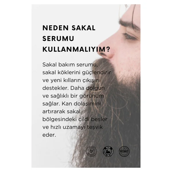Lowe's Sakal Ve Bıyık Serumu+Derma Roller Hediye - Görsel 6